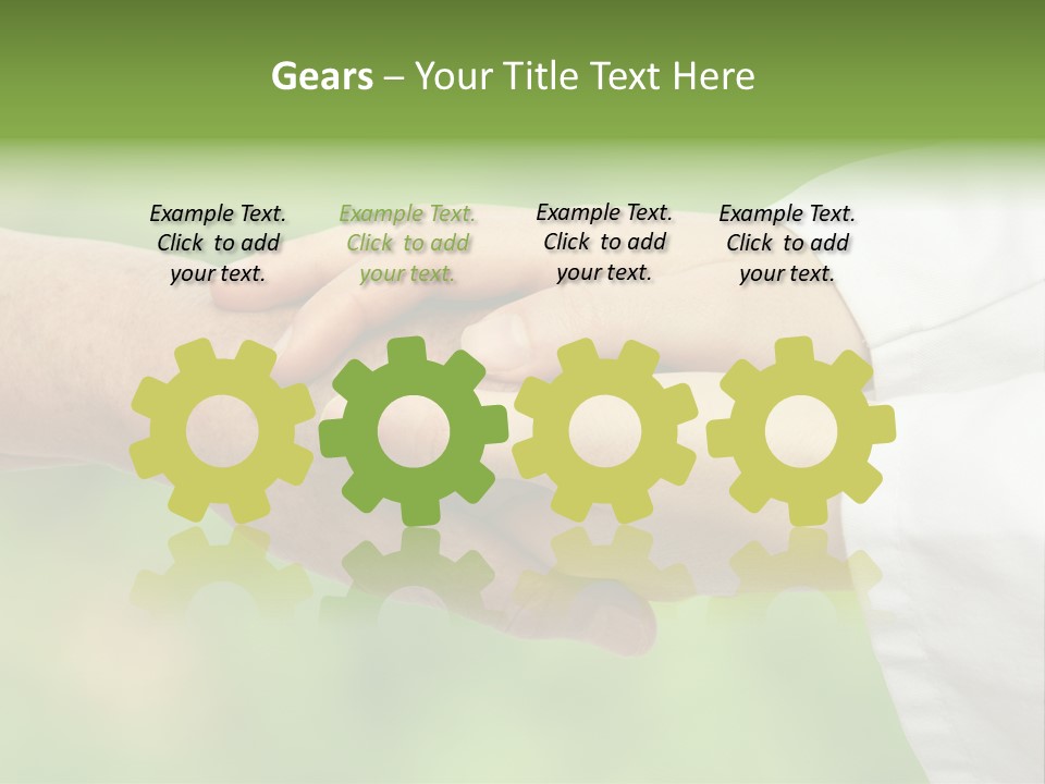 Shaking Hospital Aiding PowerPoint Template