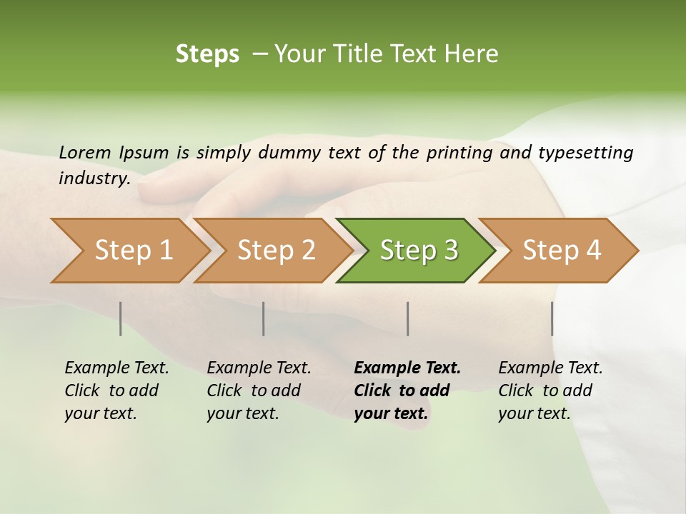 Shaking Hospital Aiding PowerPoint Template