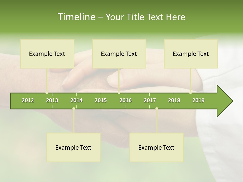 Shaking Hospital Aiding PowerPoint Template