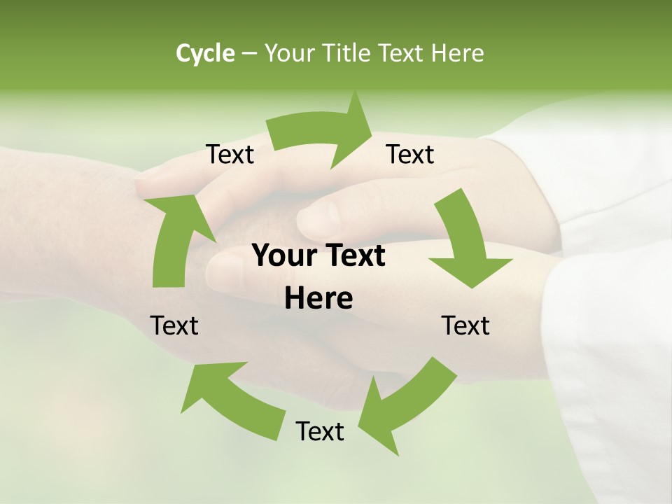 Shaking Hospital Aiding PowerPoint Template