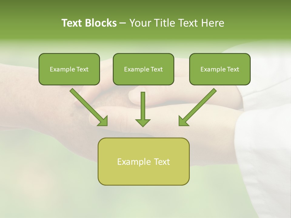 Shaking Hospital Aiding PowerPoint Template