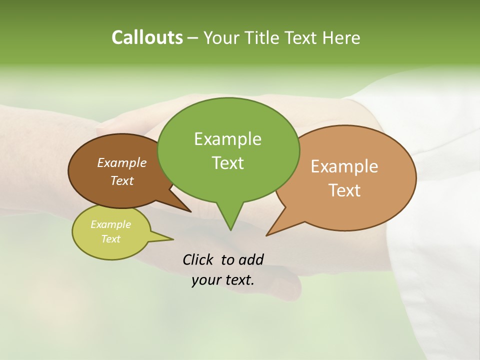 Shaking Hospital Aiding PowerPoint Template