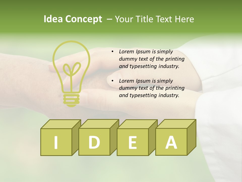 Shaking Hospital Aiding PowerPoint Template