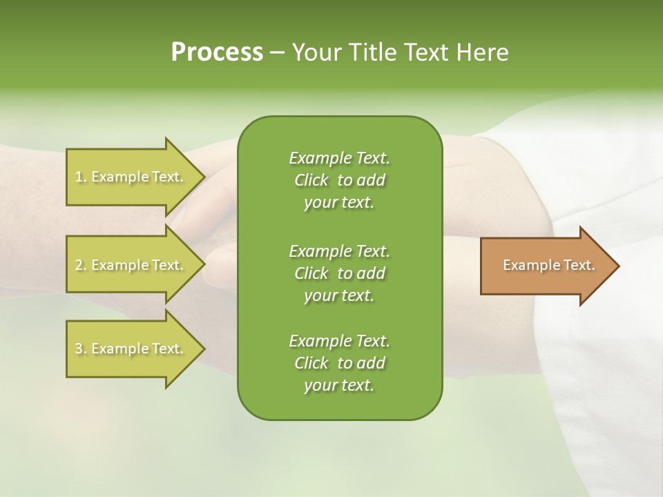 Shaking Hospital Aiding PowerPoint Template