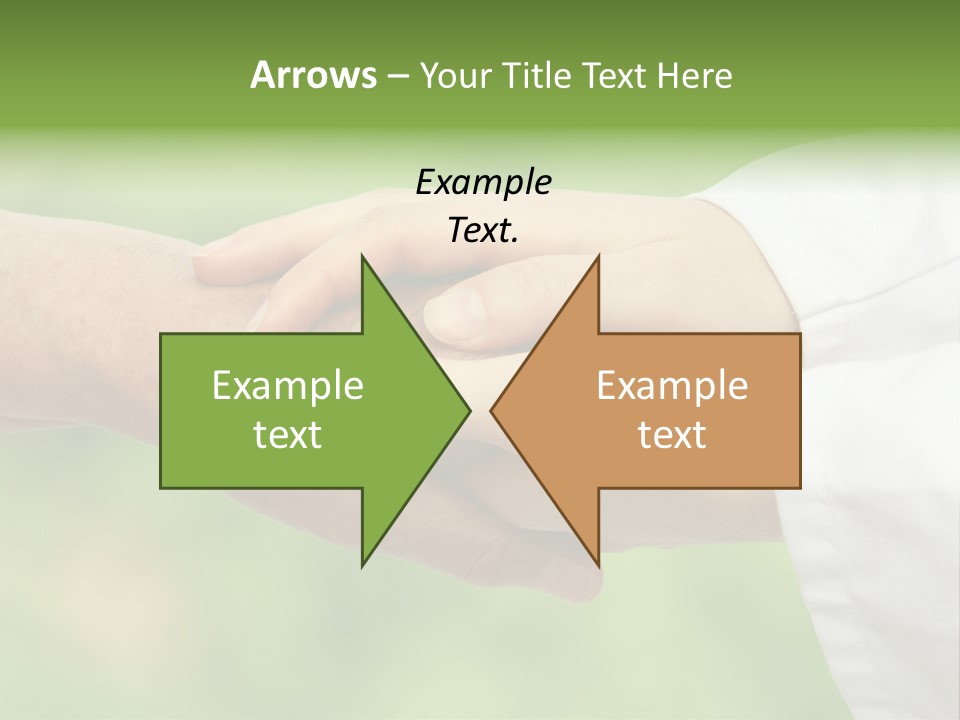 Shaking Hospital Aiding PowerPoint Template