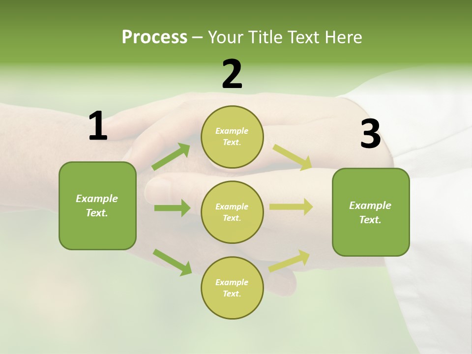Shaking Hospital Aiding PowerPoint Template