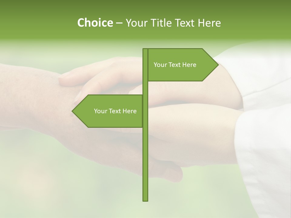 Shaking Hospital Aiding PowerPoint Template