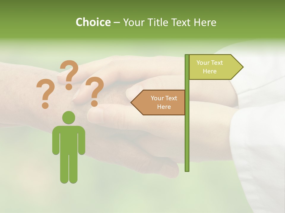 Shaking Hospital Aiding PowerPoint Template