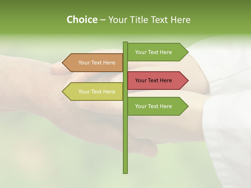 Shaking Hospital Aiding PowerPoint Template