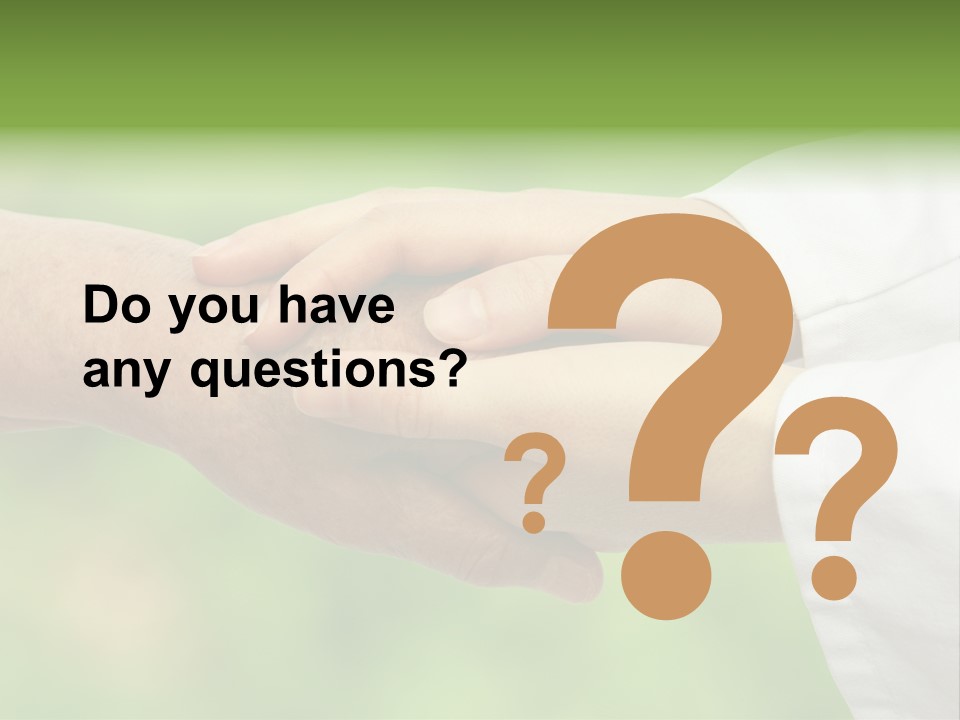 Shaking Hospital Aiding PowerPoint Template