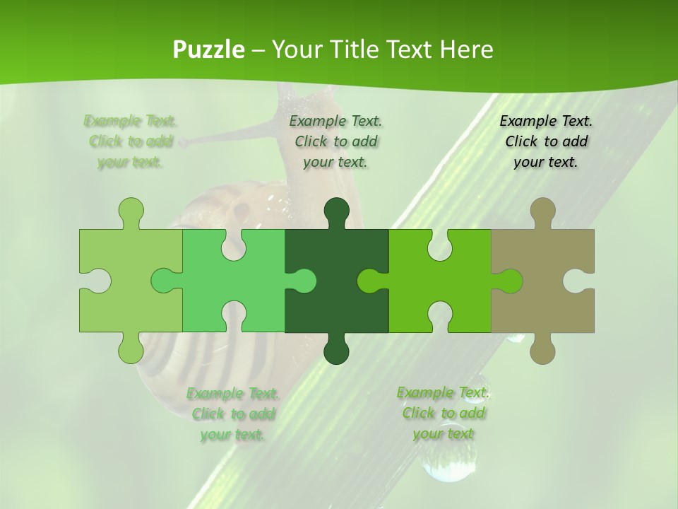 Liquid Sunlight Close Up PowerPoint Template