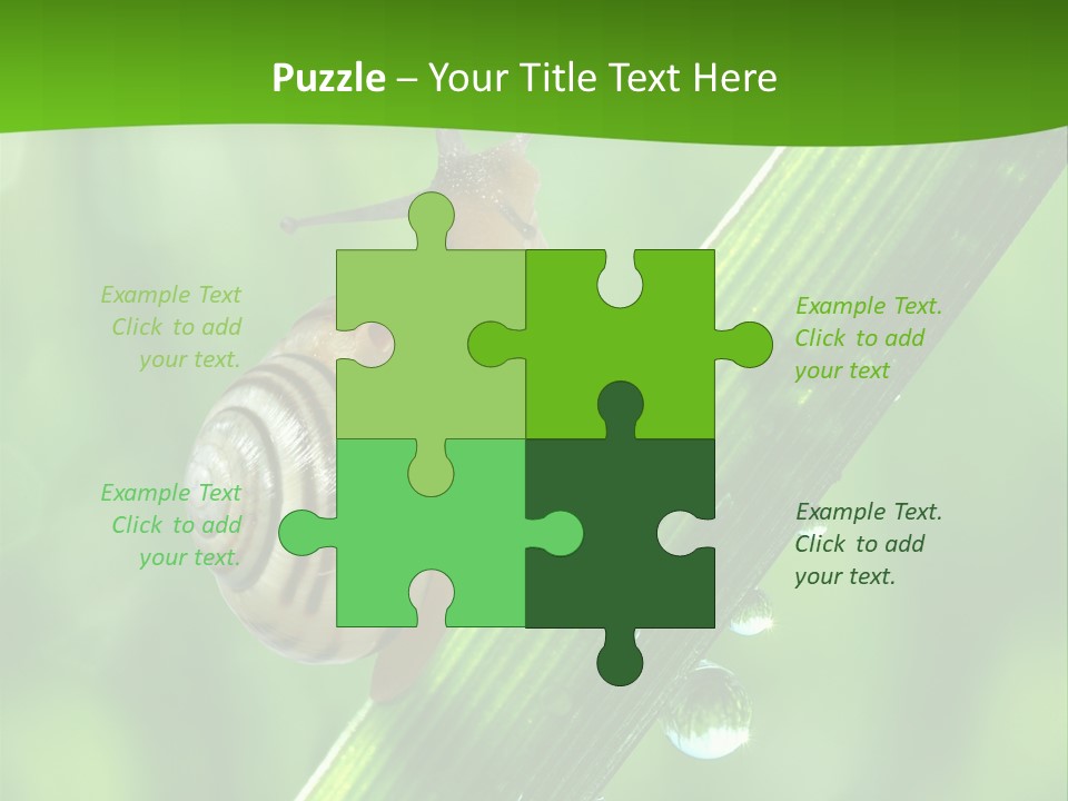 Liquid Sunlight Close Up PowerPoint Template