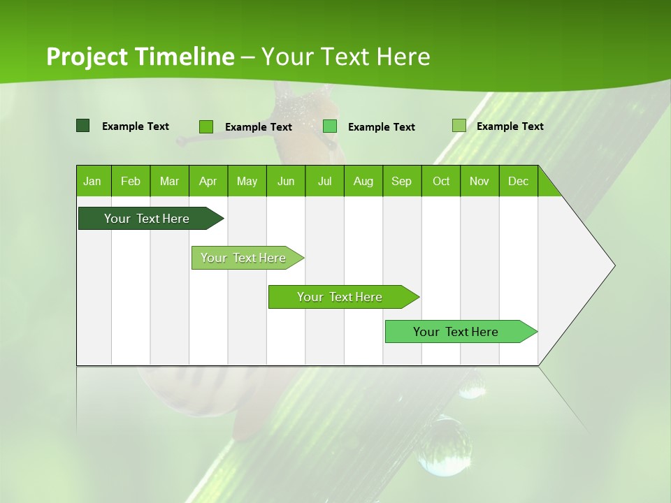 Liquid Sunlight Close Up PowerPoint Template