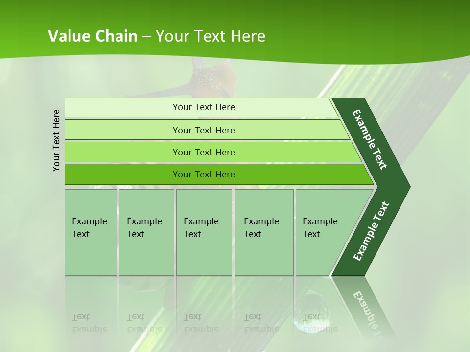 Liquid Sunlight Close Up PowerPoint Template