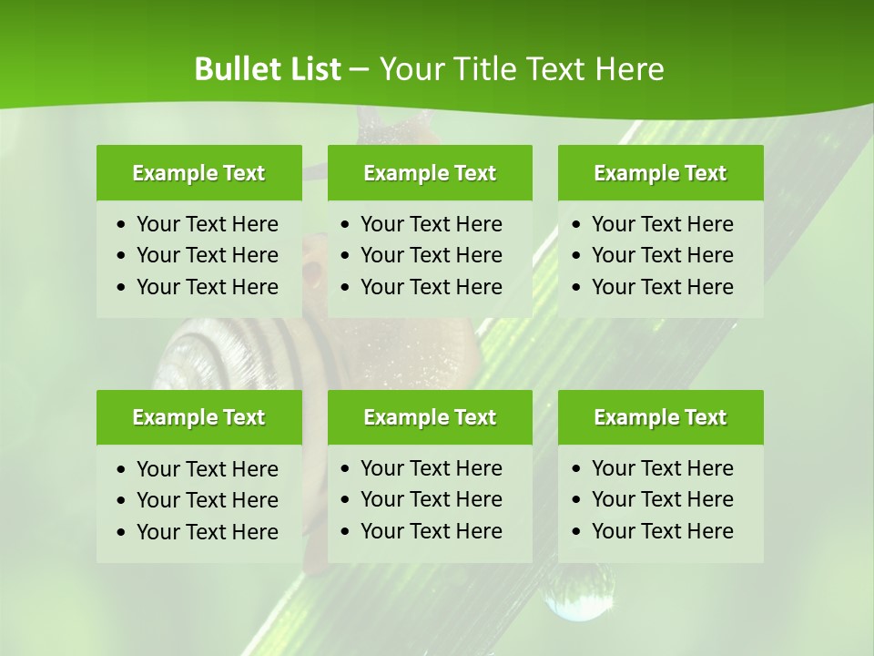 Liquid Sunlight Close Up PowerPoint Template