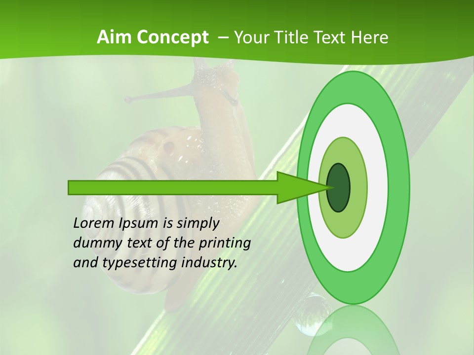 Liquid Sunlight Close Up PowerPoint Template