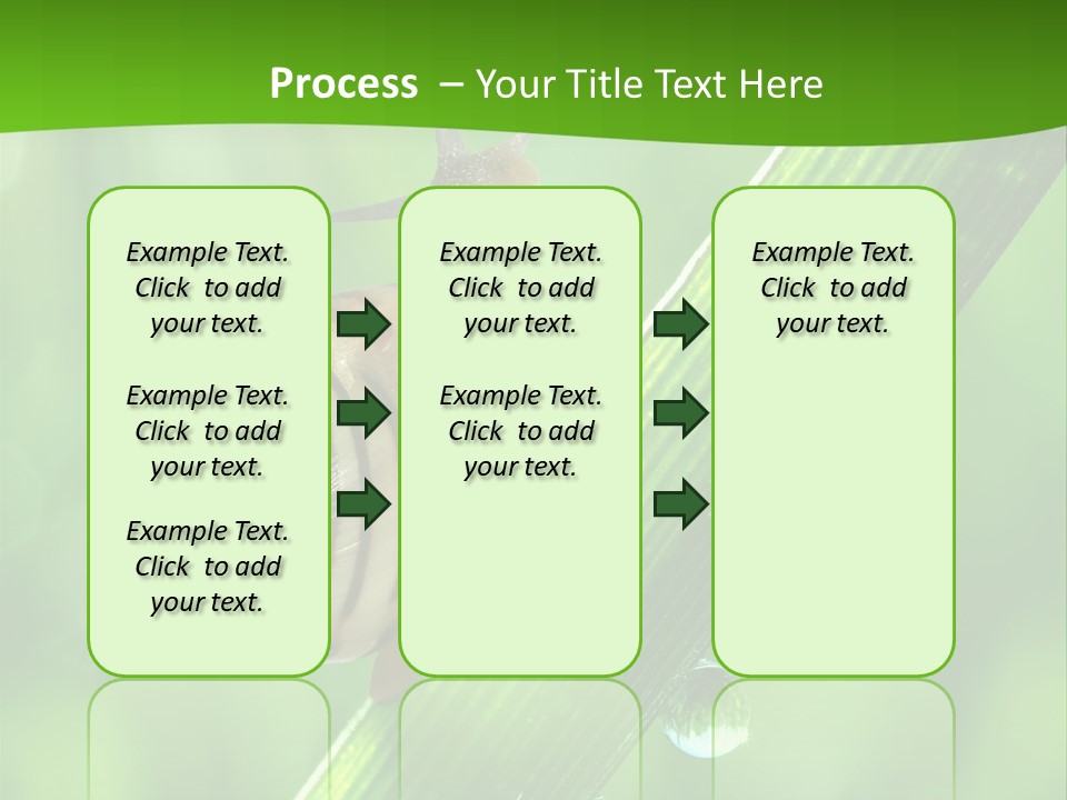 Liquid Sunlight Close Up PowerPoint Template