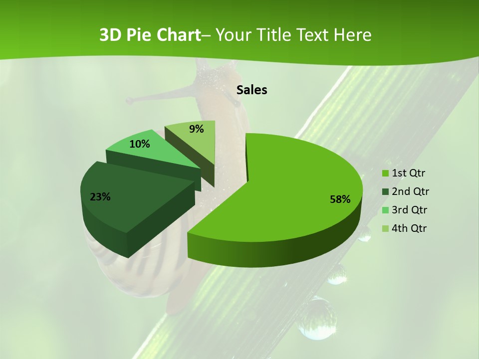 Liquid Sunlight Close Up PowerPoint Template