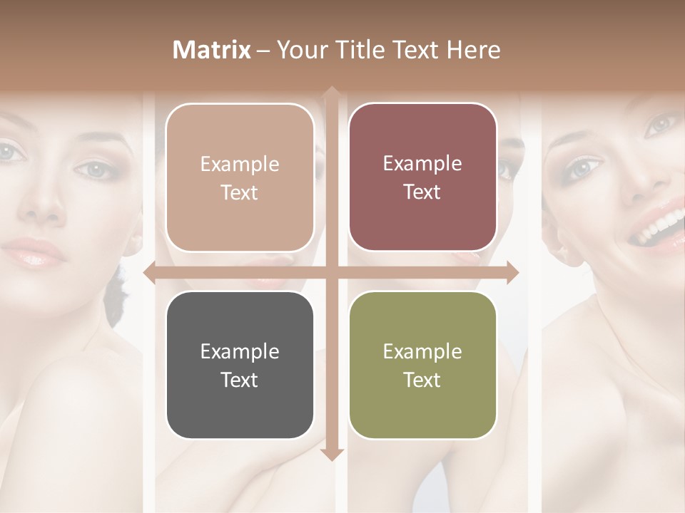 Young Skin Caucasian PowerPoint Template