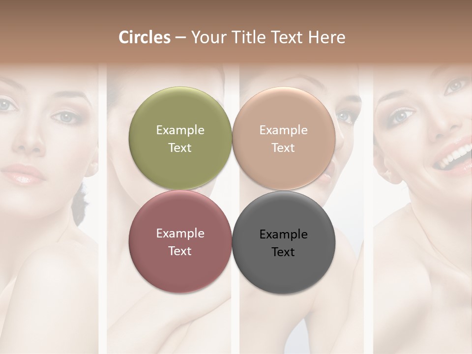 Young Skin Caucasian PowerPoint Template