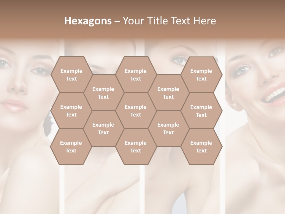 Young Skin Caucasian PowerPoint Template