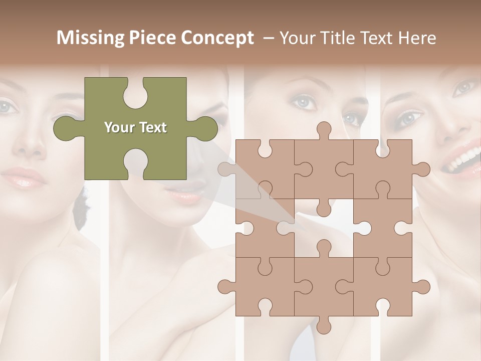 Young Skin Caucasian PowerPoint Template