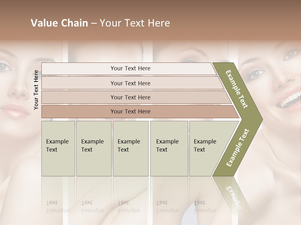Young Skin Caucasian PowerPoint Template