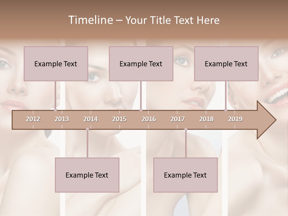 Young Skin Caucasian PowerPoint Template