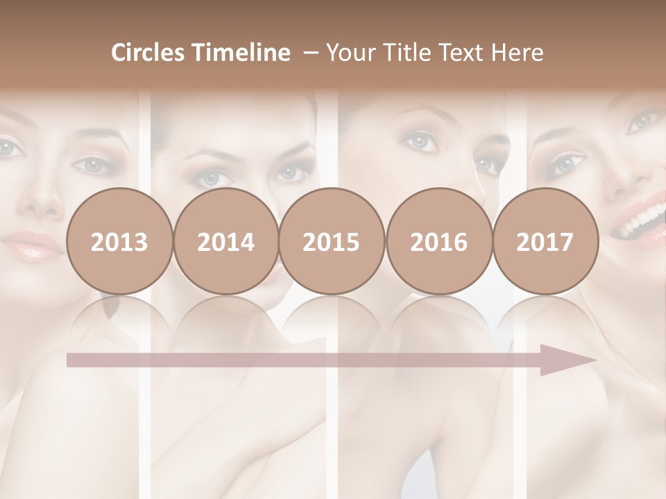 Young Skin Caucasian PowerPoint Template