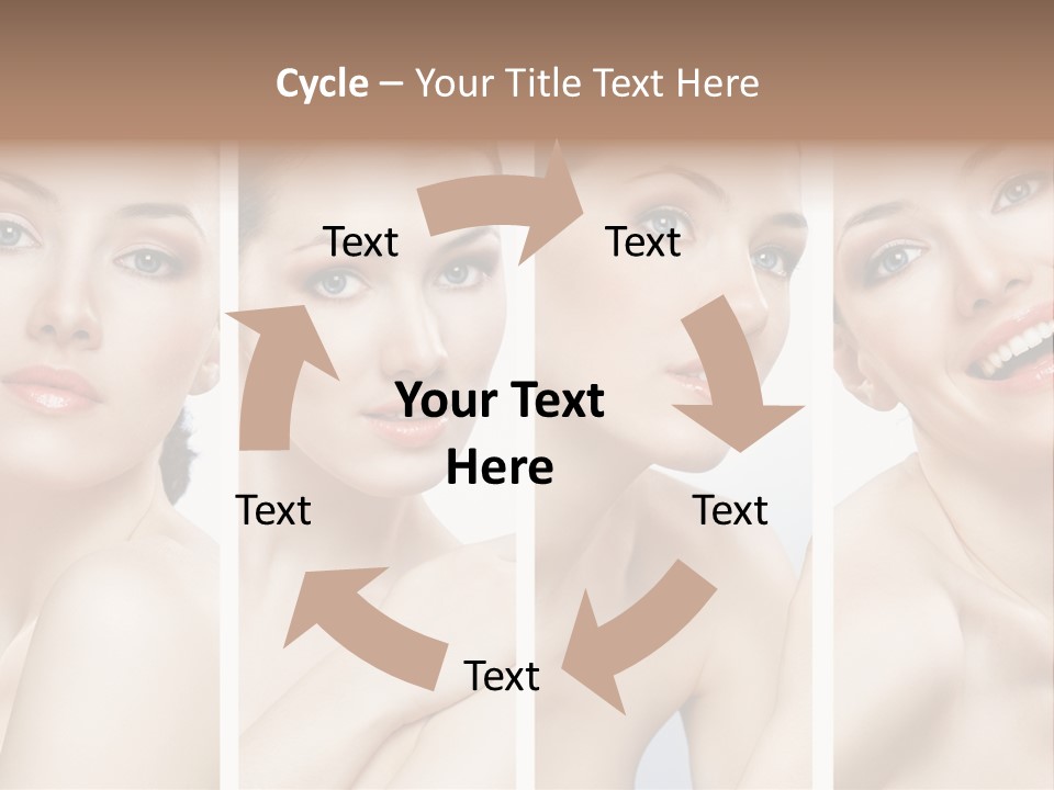 Young Skin Caucasian PowerPoint Template