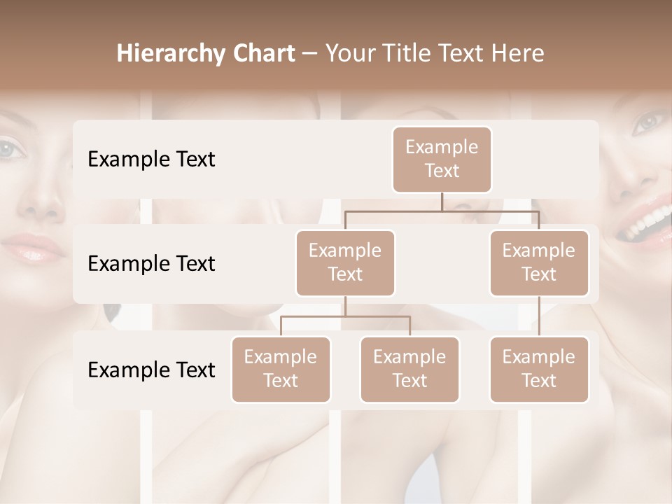 Young Skin Caucasian PowerPoint Template
