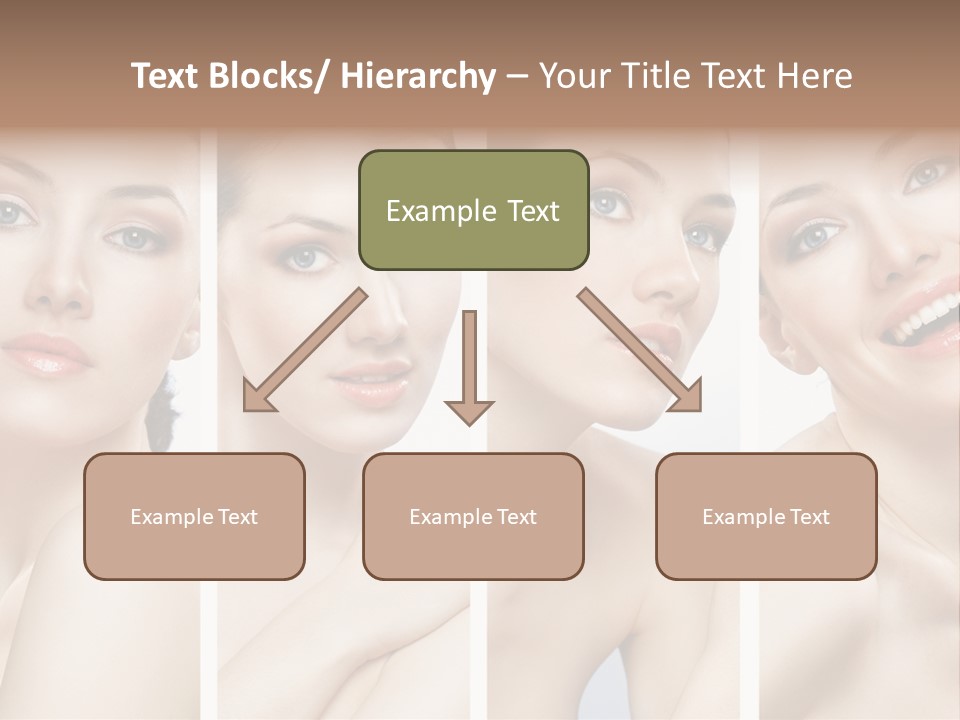 Young Skin Caucasian PowerPoint Template