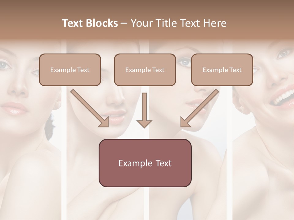 Young Skin Caucasian PowerPoint Template