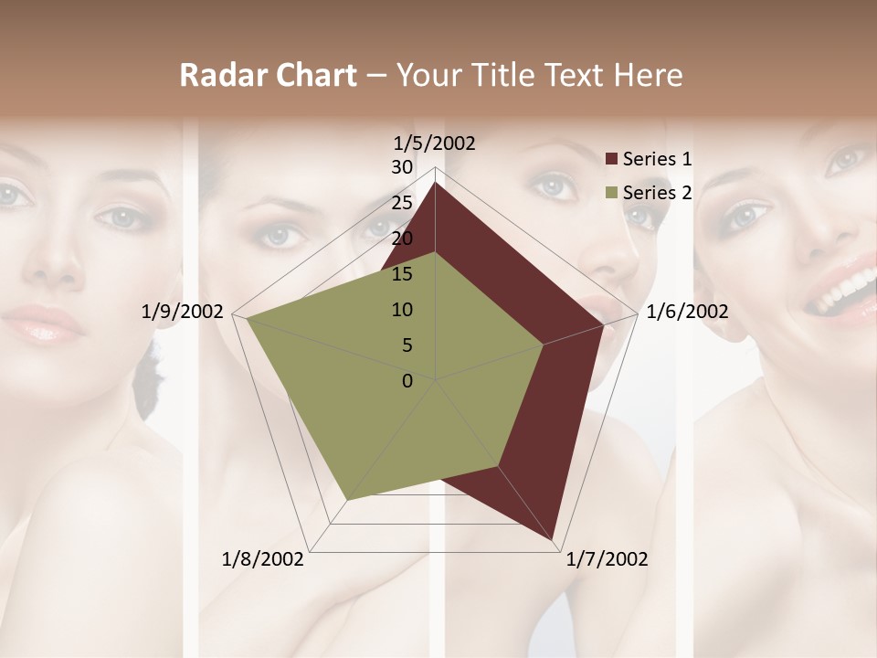 Young Skin Caucasian PowerPoint Template