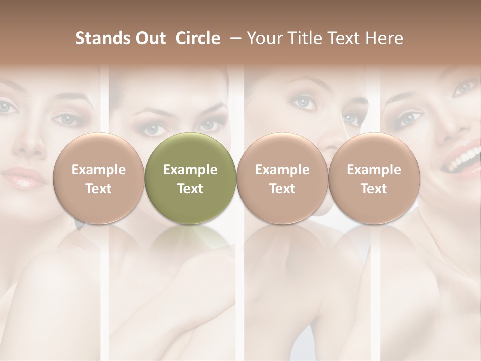 Young Skin Caucasian PowerPoint Template