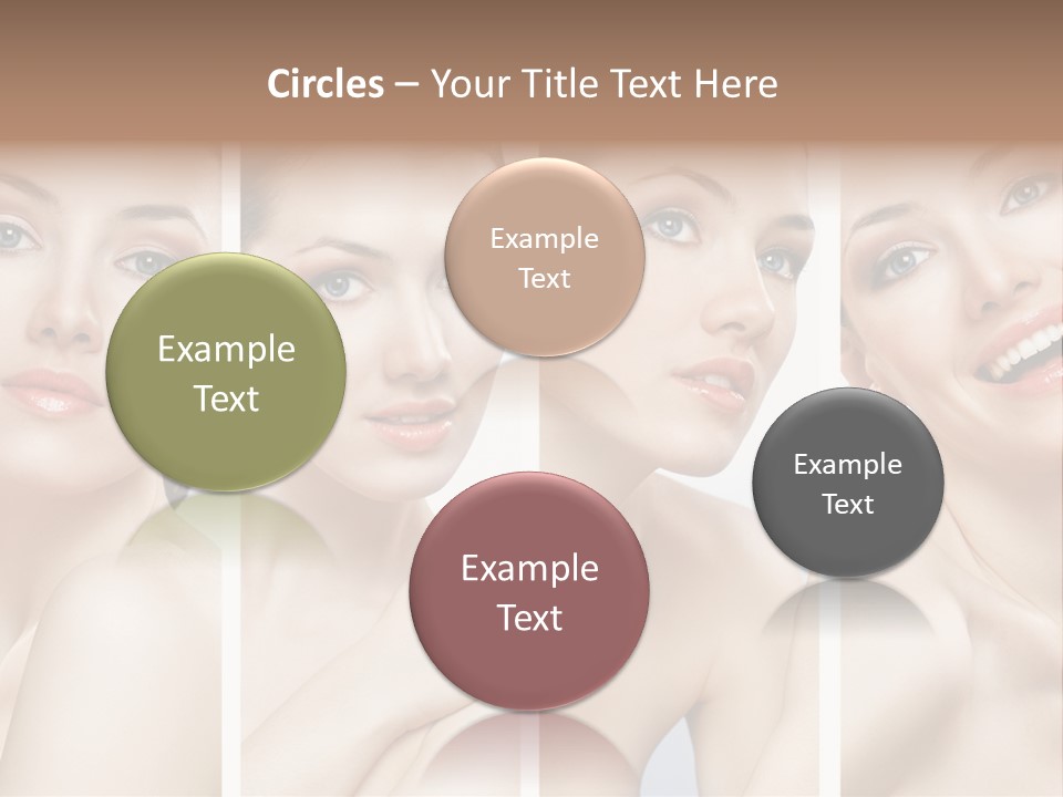 Young Skin Caucasian PowerPoint Template