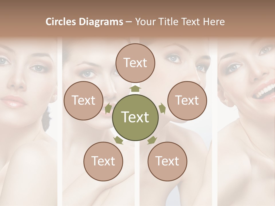 Young Skin Caucasian PowerPoint Template