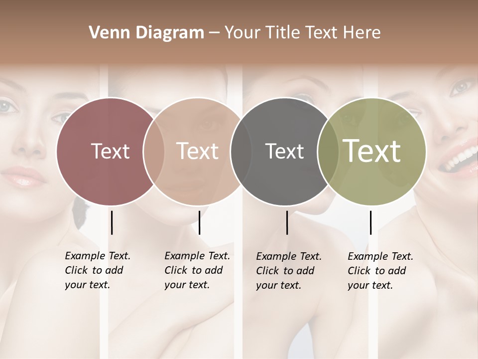 Young Skin Caucasian PowerPoint Template