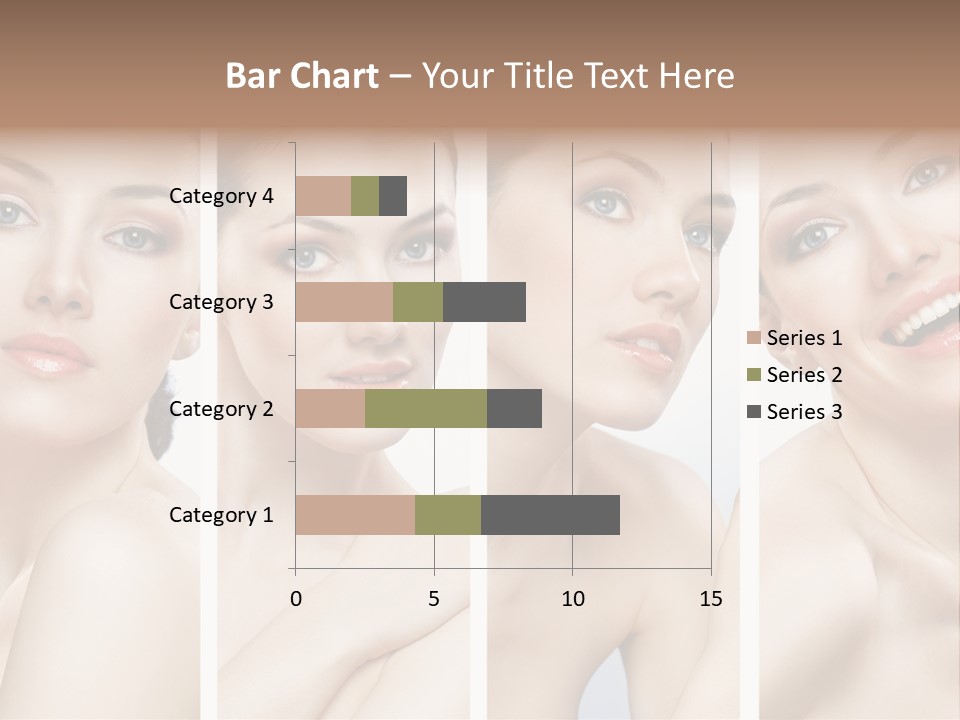 Young Skin Caucasian PowerPoint Template