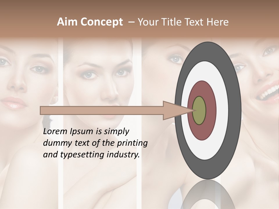 Young Skin Caucasian PowerPoint Template