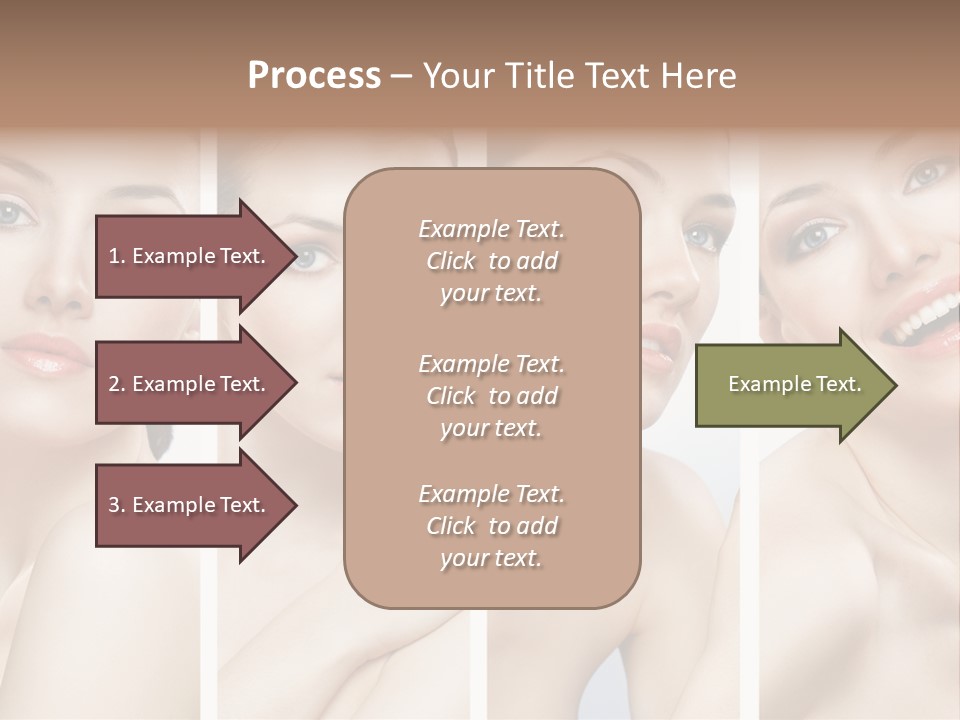 Young Skin Caucasian PowerPoint Template