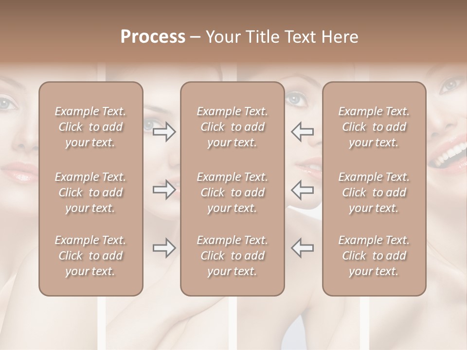 Young Skin Caucasian PowerPoint Template