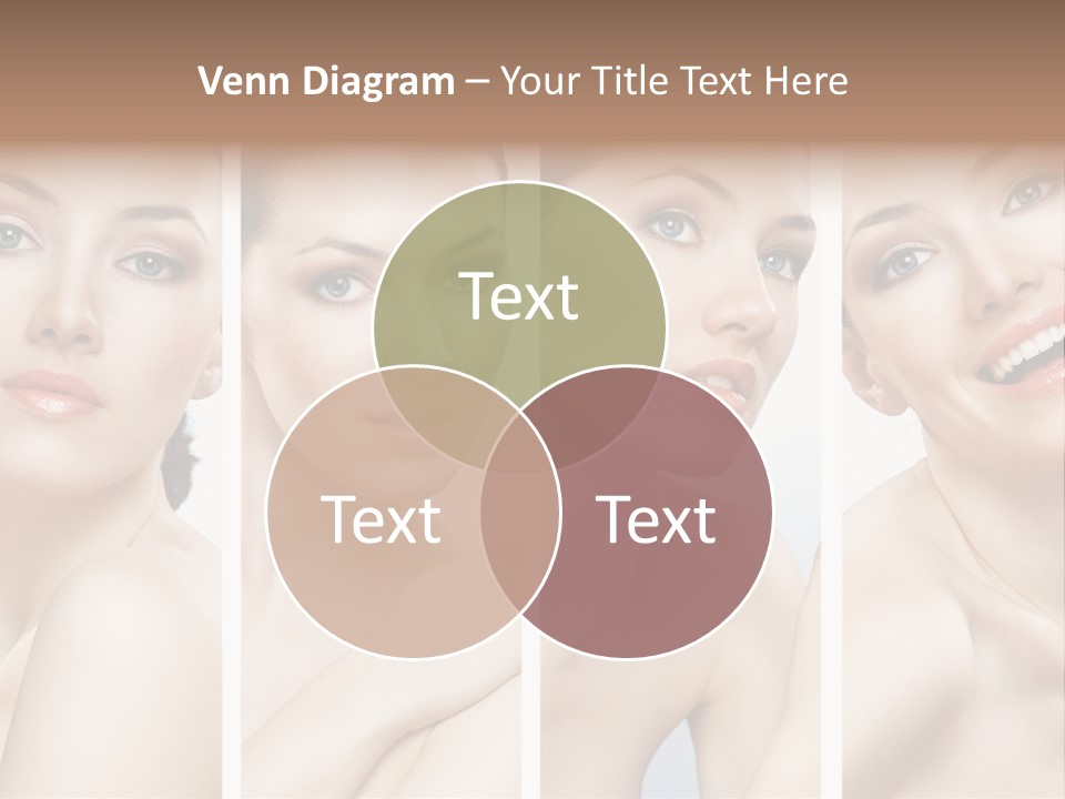 Young Skin Caucasian PowerPoint Template