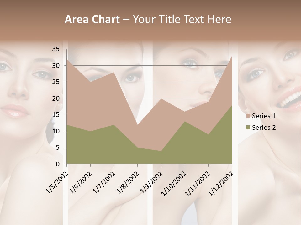 Young Skin Caucasian PowerPoint Template