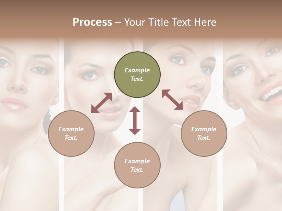 Young Skin Caucasian PowerPoint Template
