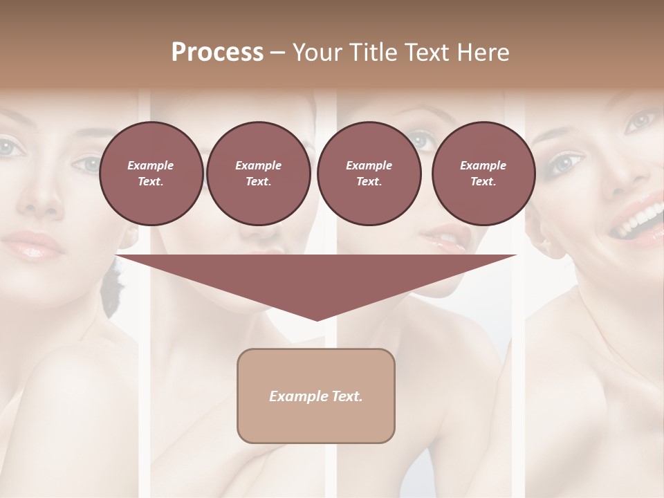 Young Skin Caucasian PowerPoint Template