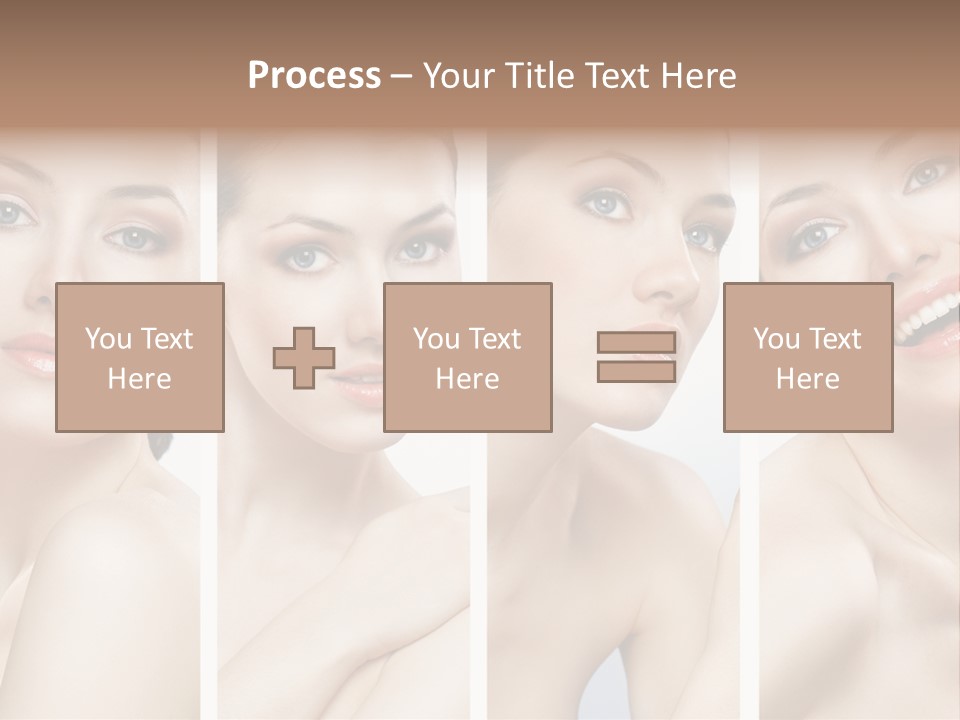 Young Skin Caucasian PowerPoint Template