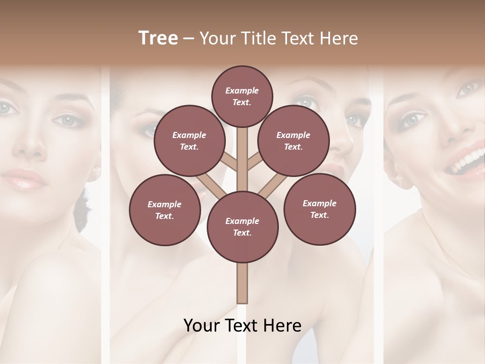 Young Skin Caucasian PowerPoint Template