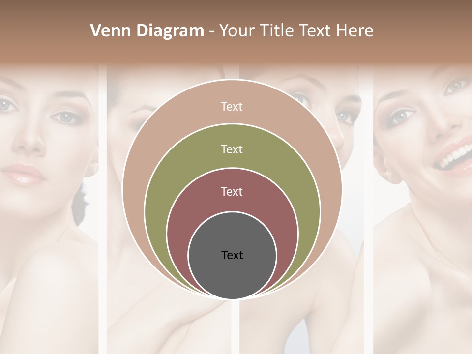 Young Skin Caucasian PowerPoint Template