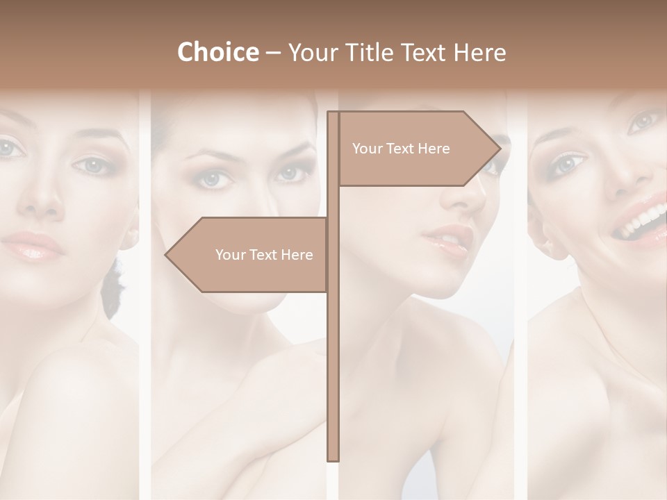 Young Skin Caucasian PowerPoint Template